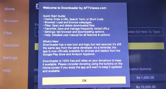 downloader app guide screenshot